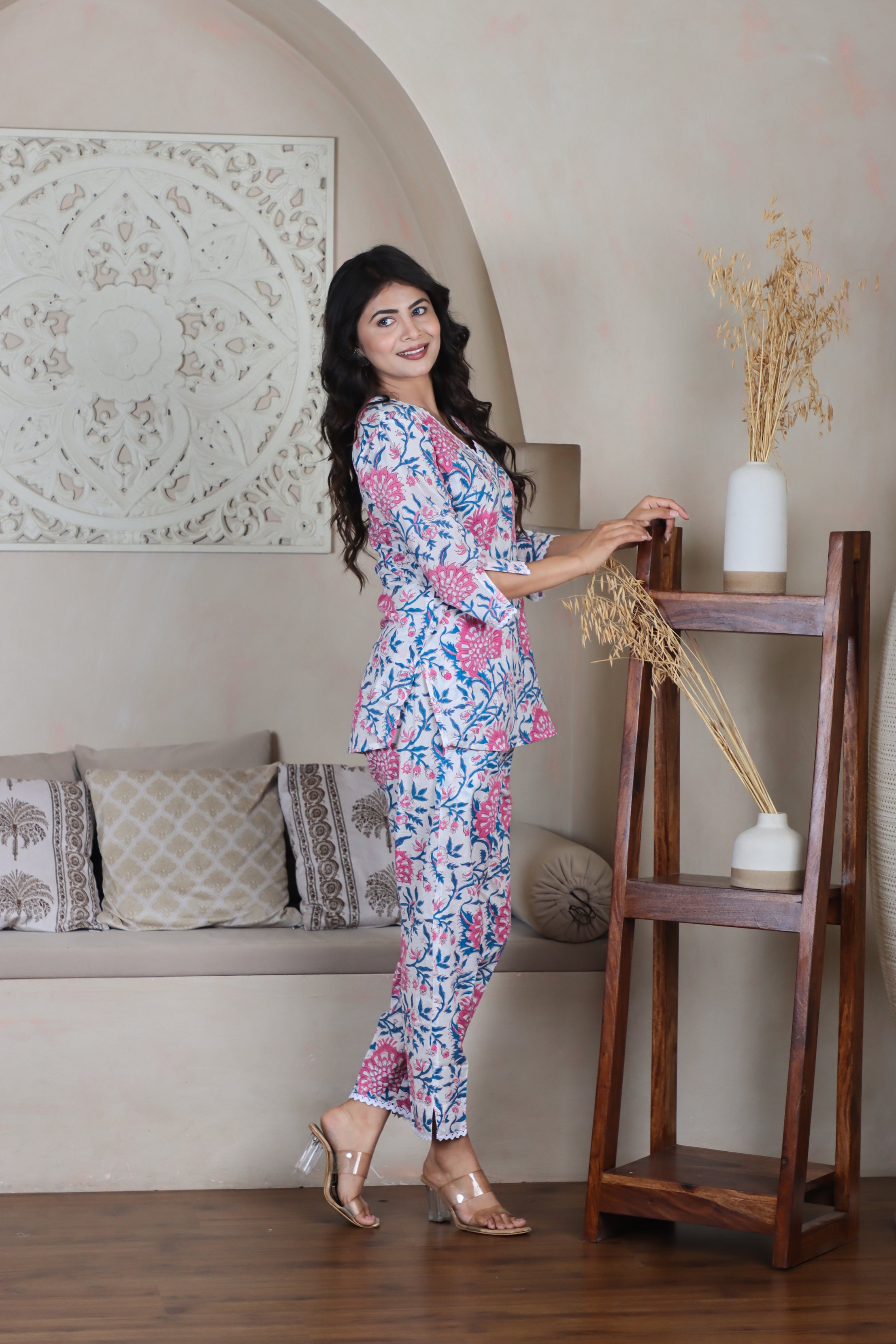 Neelgul jaal Co-ord set