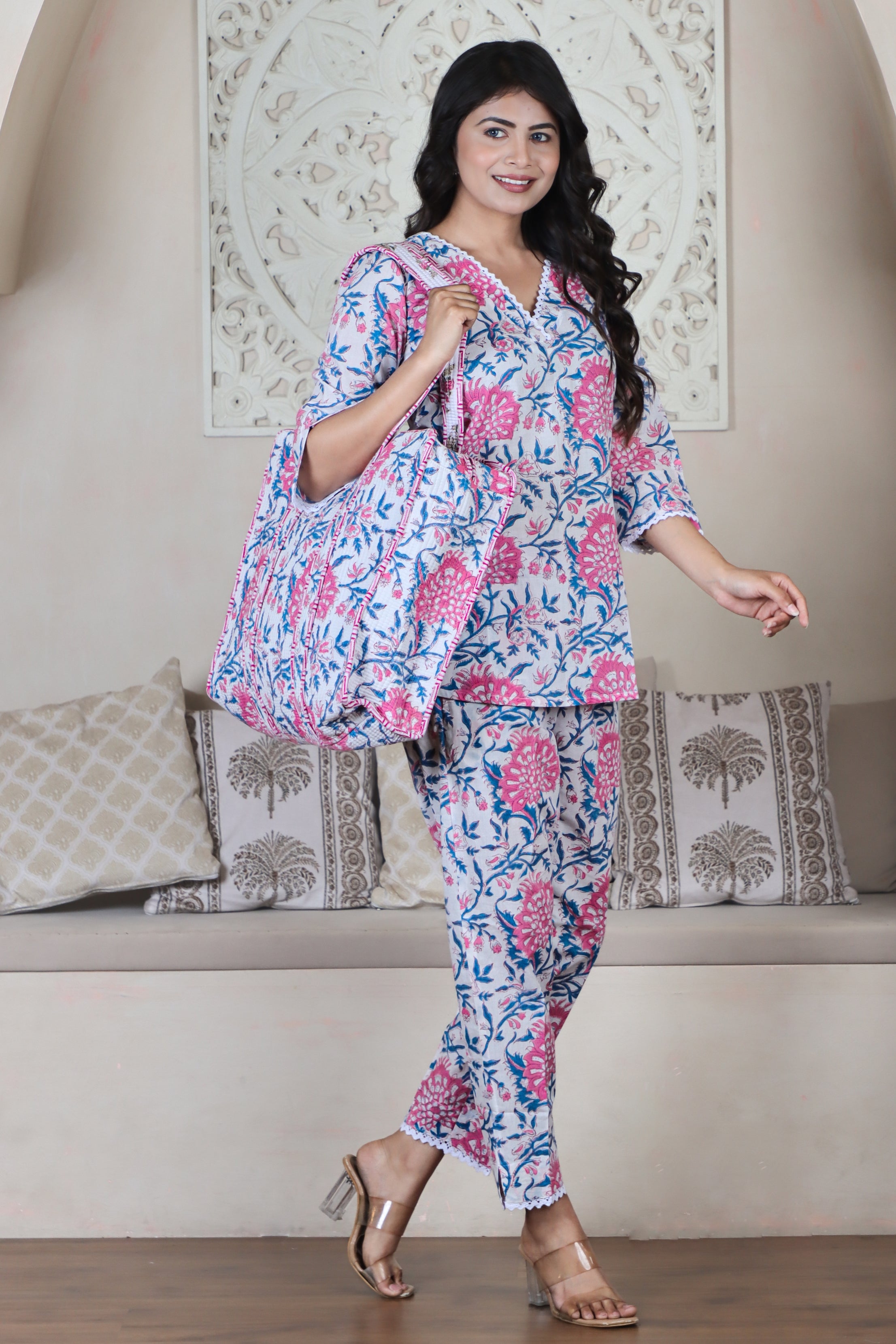Neelgul jaal Co-ord set